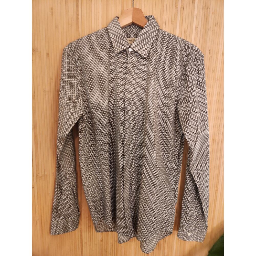 Burberry London Men’s Geometric Print Shirt
